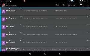 A screenshot of the K9-mail app screen.